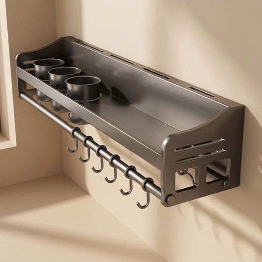 Wallspice™ Wall-Mounted Carbon Steel Spice Rack