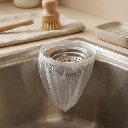 Softsift™ Non-Woven Sink Filter Net, styled close view