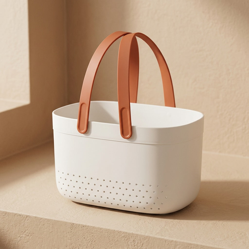 Clothstow™ PP Dirty Clothes Storage Basket, material and detail close-up