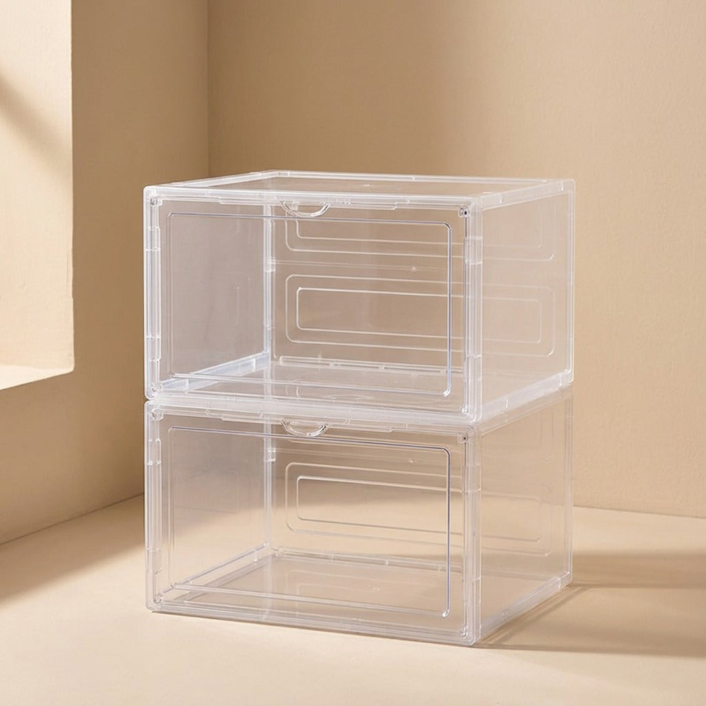 Shoeclear™ Transparent Plastic Shoe Storage Box