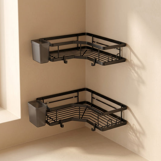 Trihold™ Painted Steel Bathroom Triangle Rack