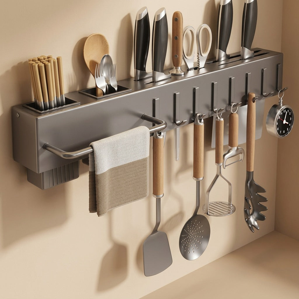 Knifecove™ Carbon Steel Kitchen Knife Storage Rack