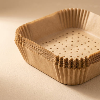 Crispkeep™ Parchment Paper for Air Fryers, material and detail close-up