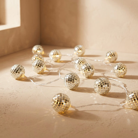 Glintfest™ Mirror Ball String Lights