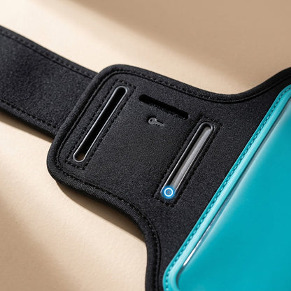 Neopace™ Neoprene Phone Arm Bag, material and detail close-up