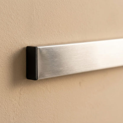 Knifebase™ 304 Stainless Steel Magnetic Knife Holder, material and detail close-up