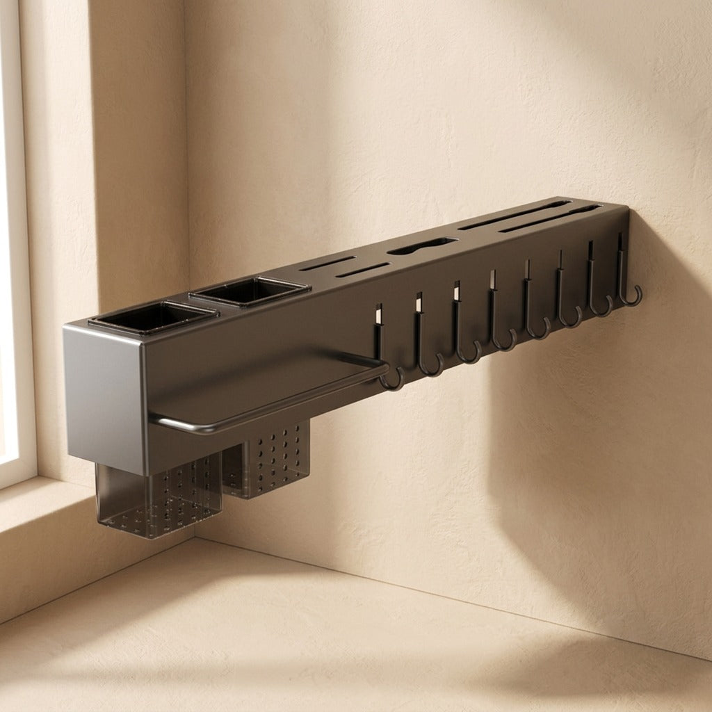 Walledge™ Stainless Steel Wall-Mounted Knife Holder