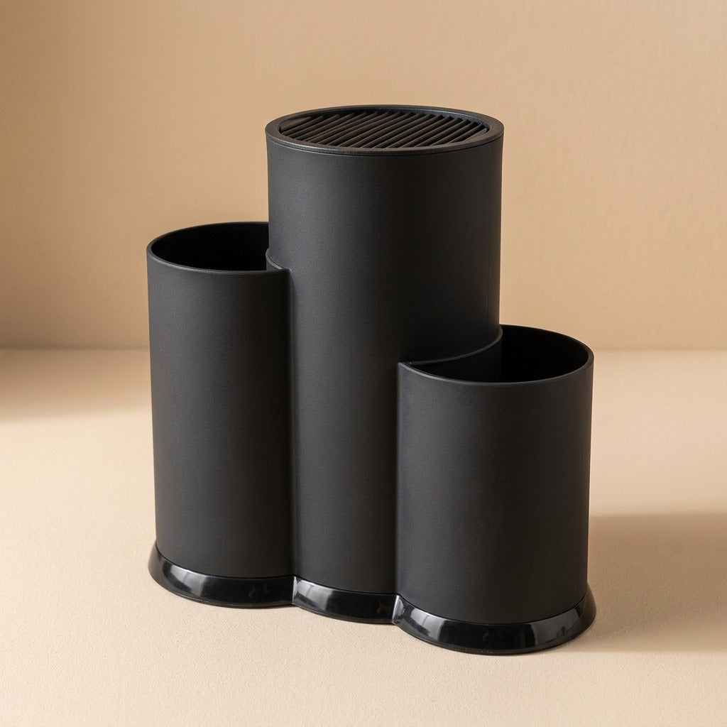 Edgecove™ Plastic Kitchen Knife Holder, material and detail close-up