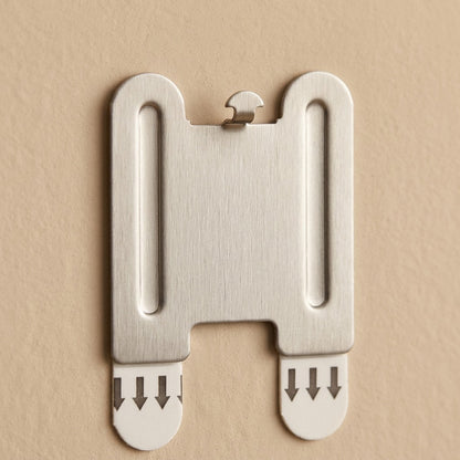 Framegrip™ Stainless Steel Adhesive Picture Hook, material and detail close-up