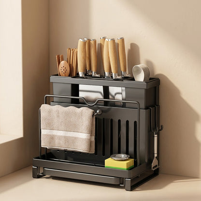 Bladerow™ Carbon Steel Kitchen Knife Rack