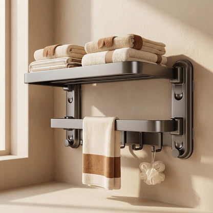 Stickrail™ Suction Cup Bathroom Towel Rack