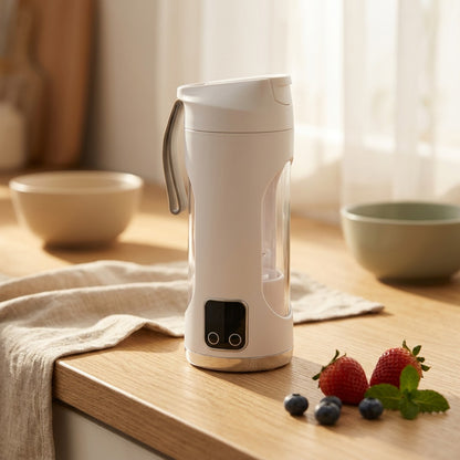 Sipglance™ Digital Display Juicing Cup, styled close view