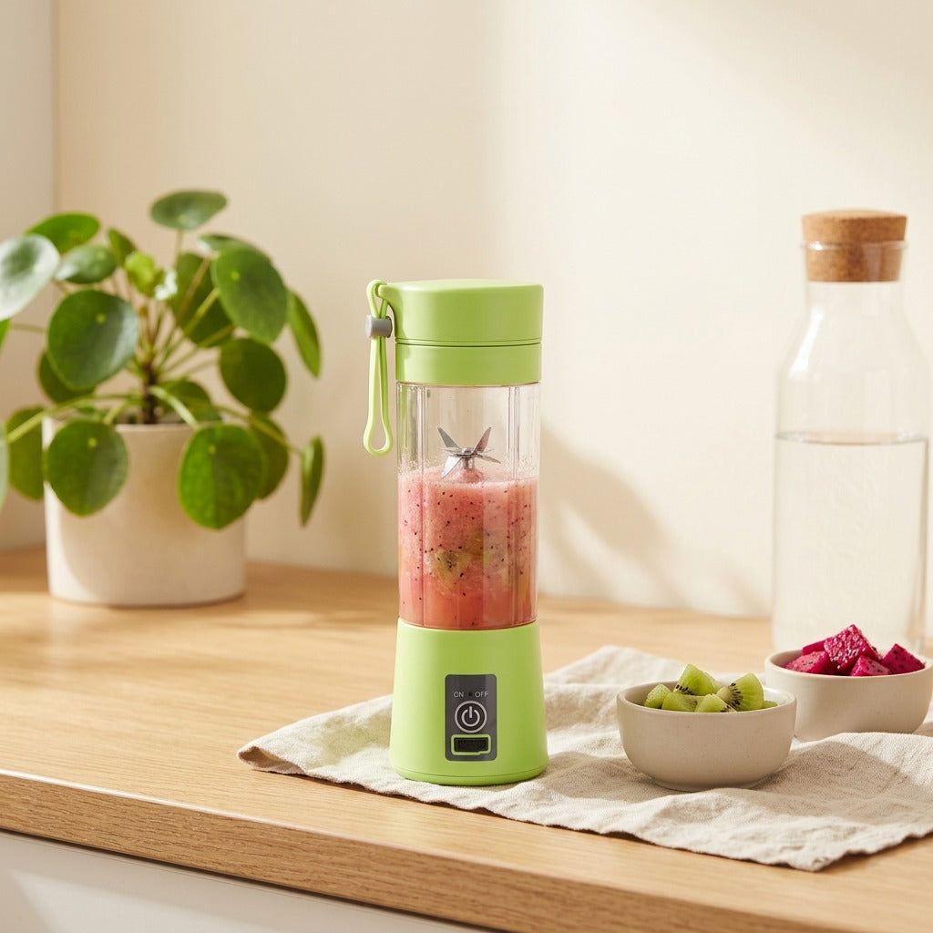 Sixswirl™ Six-Blade Juicer Cup in a calm home setting