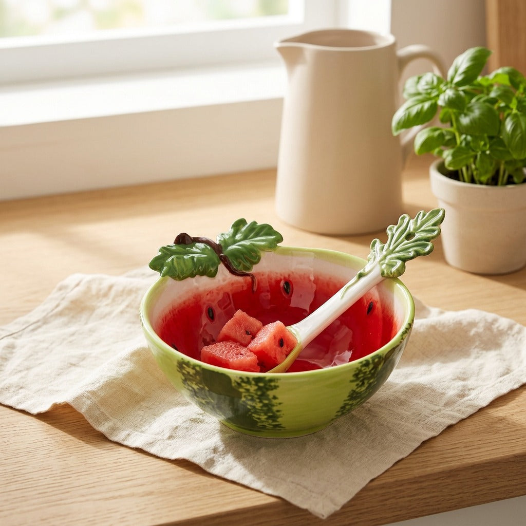 Pebblebowl™ Porcelain Irregular Rice Bowl in a calm home setting