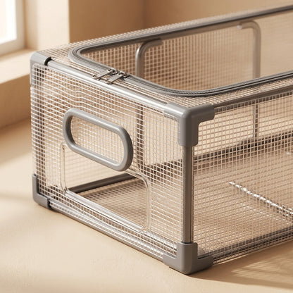 Shoeview™ Transparent Shoe Storage Box, material and detail close-up