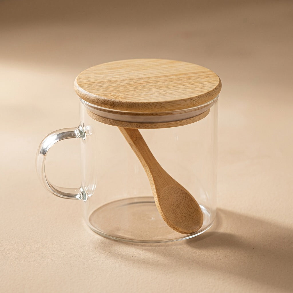 Glassseal™ High Borosilicate Glass Storage Jar, material and detail close-up