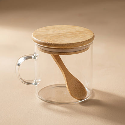 Glassseal™ High Borosilicate Glass Storage Jar, material and detail close-up