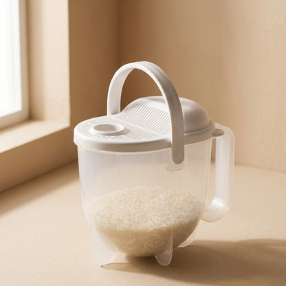 Ricewash™ Plastic Rice Washing Basket, material and detail close-up