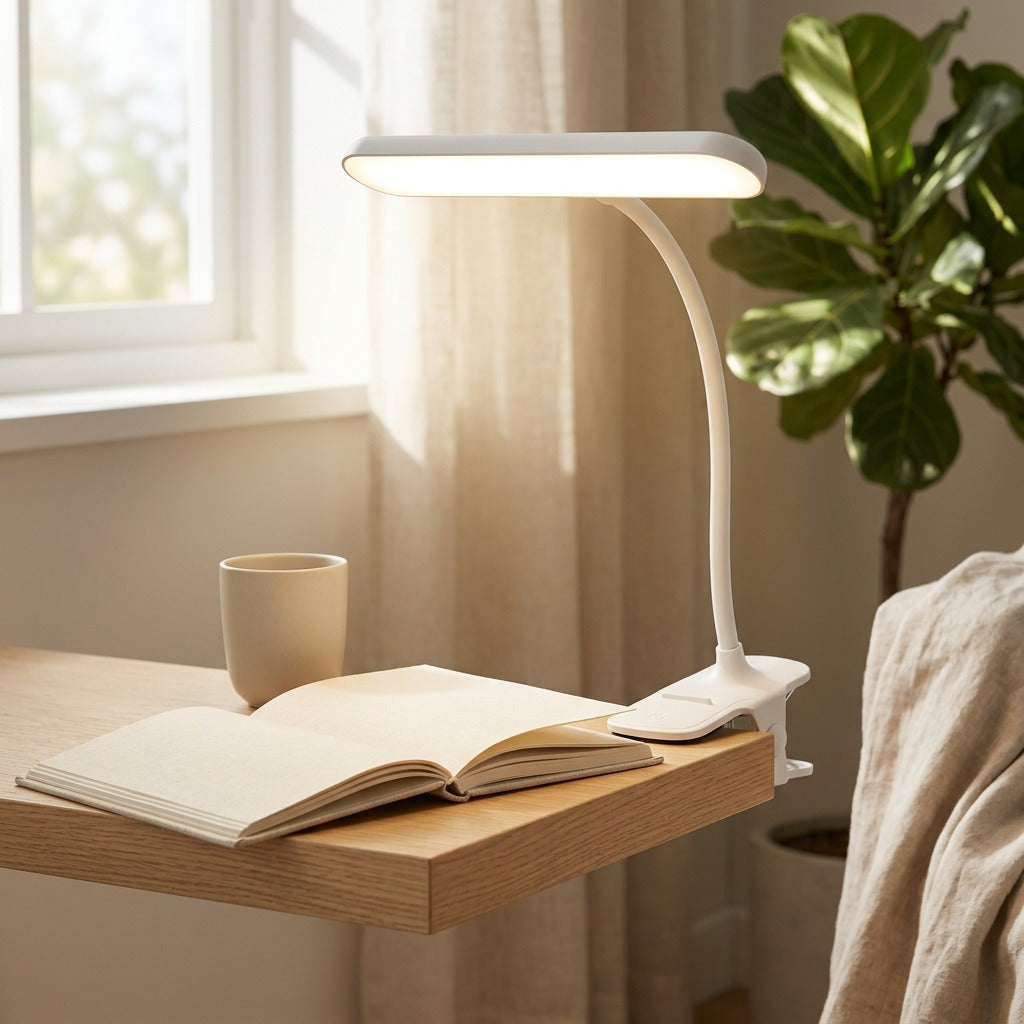 Softtouch™ Touch LED Table Lamp in a calm home setting