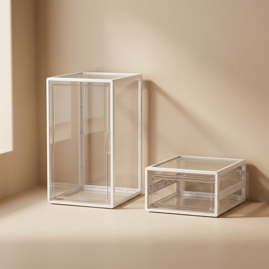 Shoestow™ Foldable Plastic Shoe Storage Box