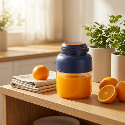 Blendcharge™ Wireless Charging Juice Cup Juicer in a calm home setting