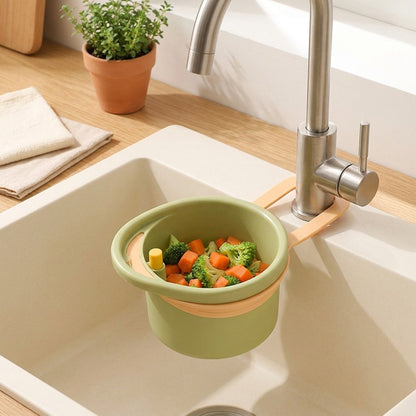 Hangcatch™ PP Hanging Sink Drain Basket in a calm home setting