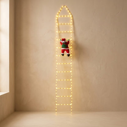 Clausglow™ Santa Claus Christmas Ladder Lights