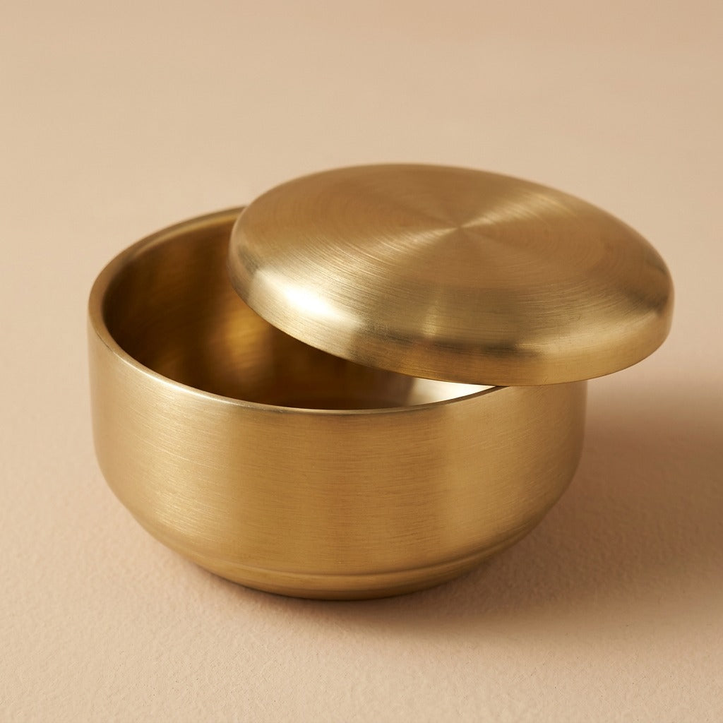 Riceluster™ Stainless Steel Rice Bowl, material and detail close-up
