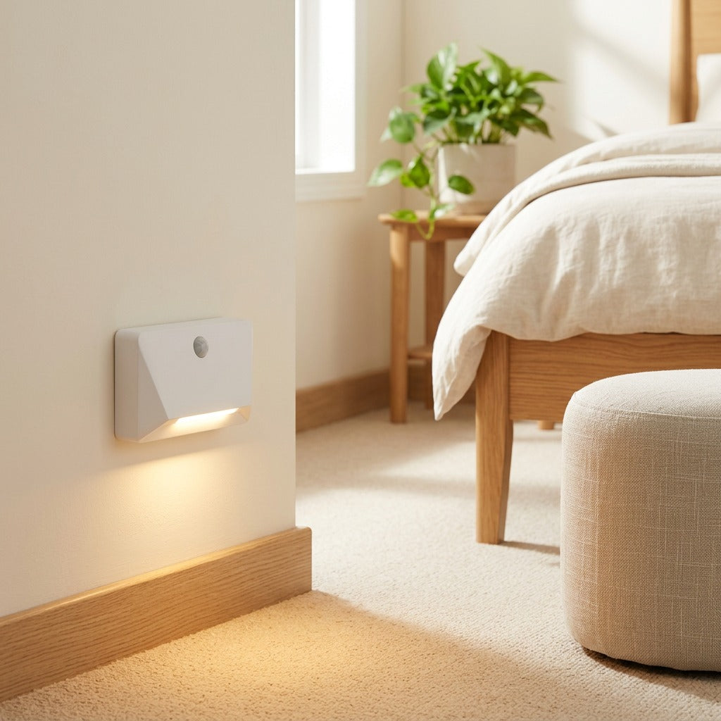 Duskgleam™ Inductive Sensor Night Light in a calm home setting