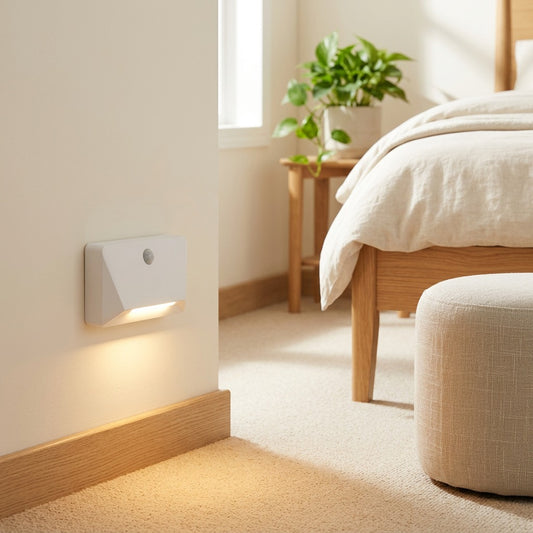 Duskgleam™ Inductive Sensor Night Light in a calm home setting