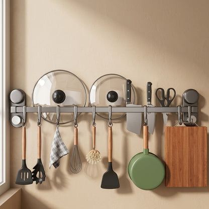 Panledge™ Aluminum Kitchen Storage Rack, material and detail close-up
