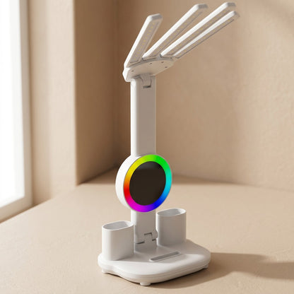 Lumitouch™ Touch Control LED Desk Lamp, material and detail close-up