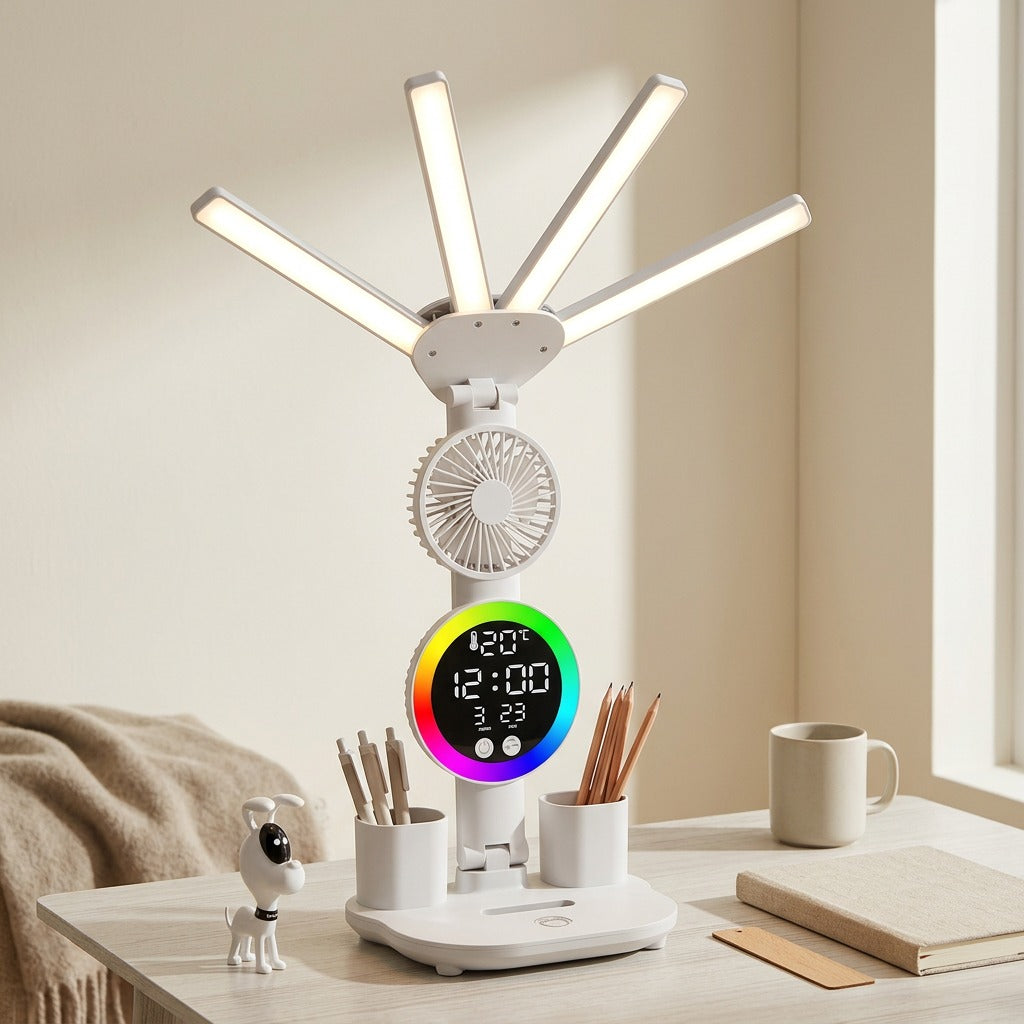 Lumitouch™ Touch Control LED Desk Lamp, styled close view