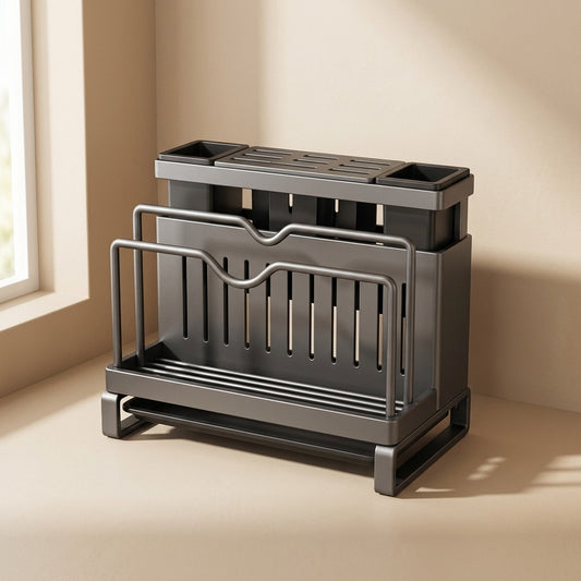 Rackstow™ Carbon Steel Kitchen Storage Rack