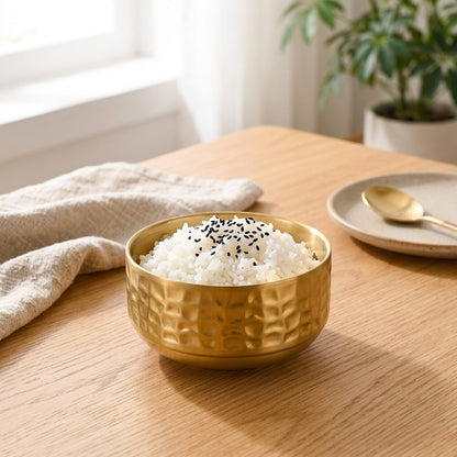 Soupnest™ 304 Stainless Steel Soup Bowl in a calm home setting