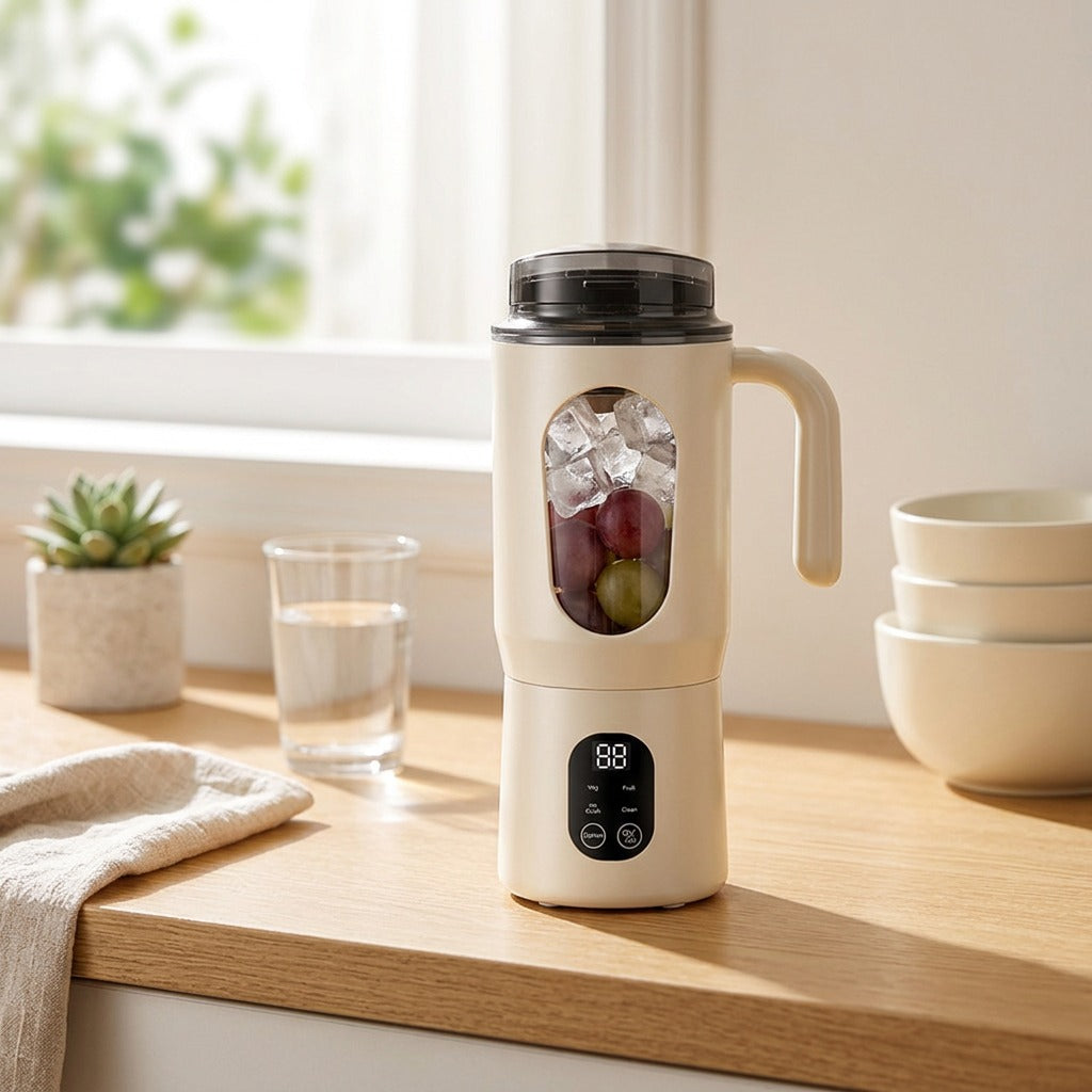 Blendroam™ Rechargeable Portable Juice Cup in a calm home setting