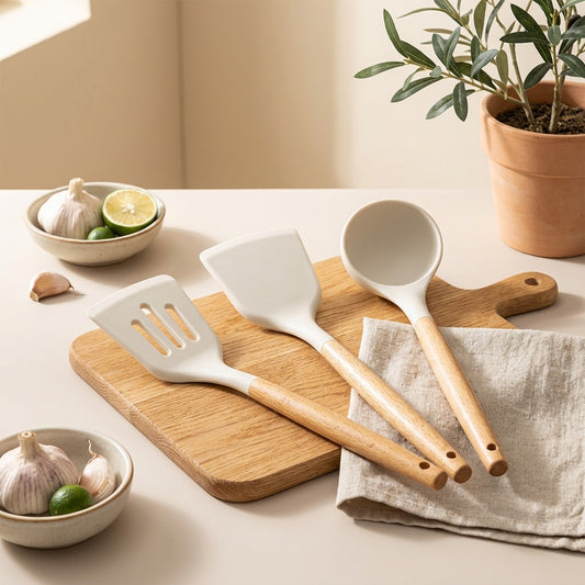 Cookease™ Silicone Kitchen Utensil in a calm home setting