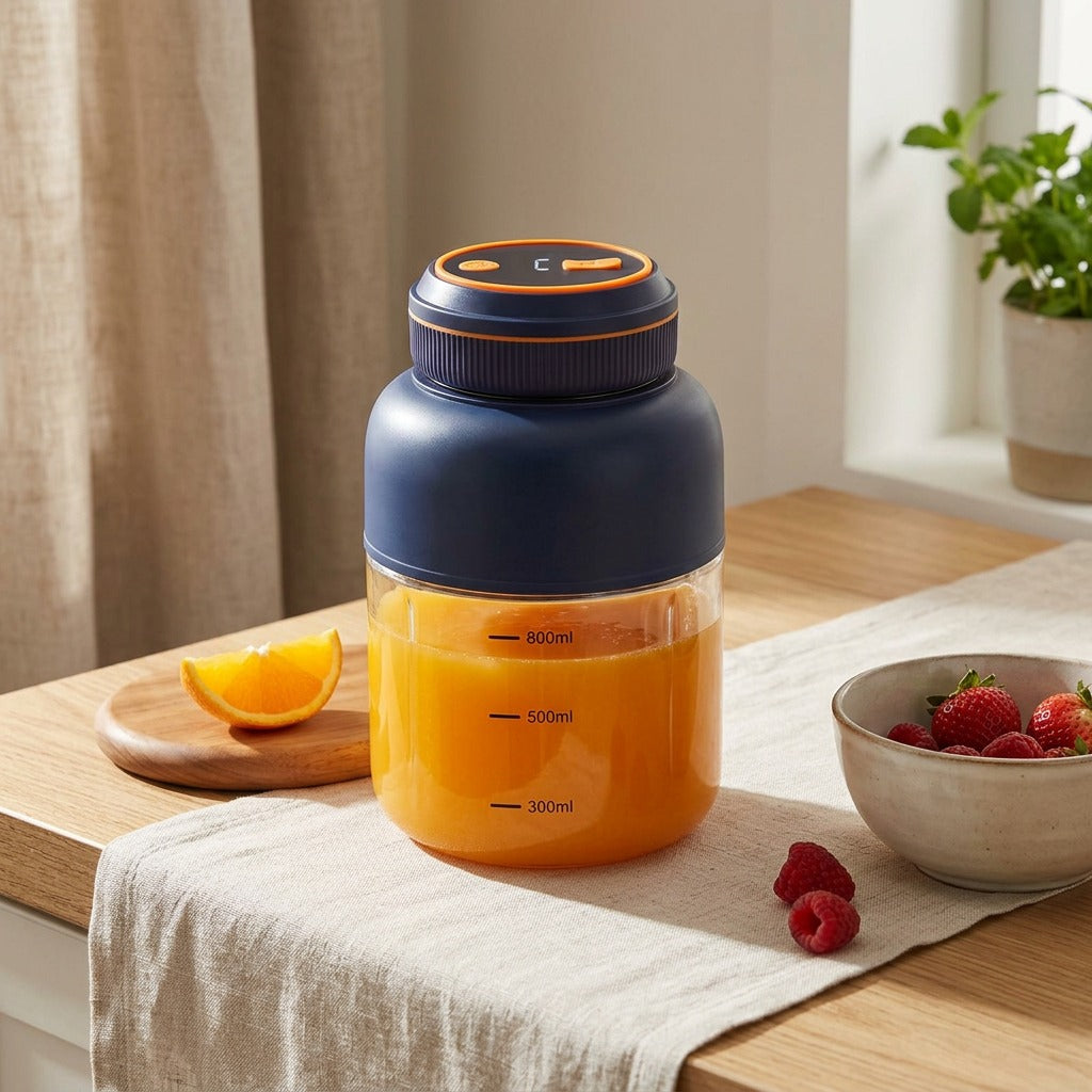 Juiceglow™ Digital Display Juicer Cup, styled close view