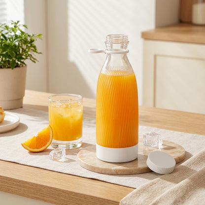 Sipcarry™ Rechargeable Portable Juice Cup in a calm home setting