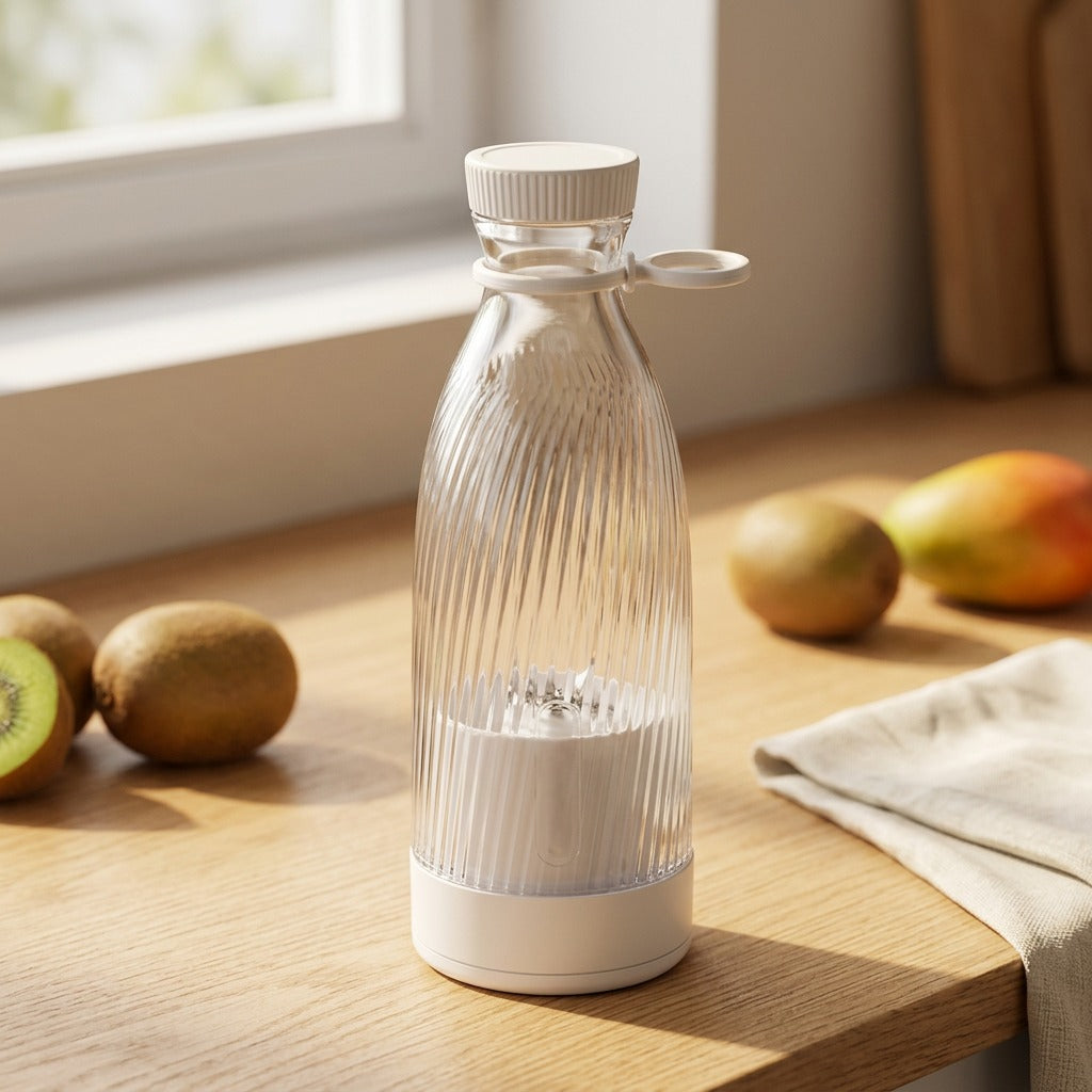 Sipcarry™ Rechargeable Portable Juice Cup, styled close view