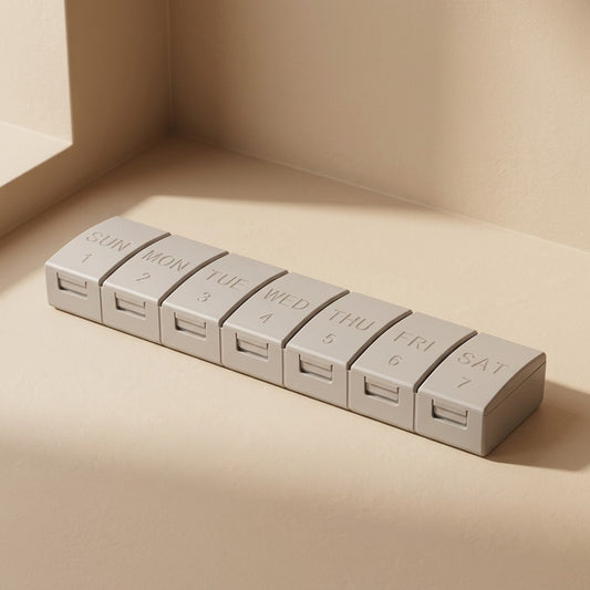 Weekwell™ 7-Compartment Pill Box