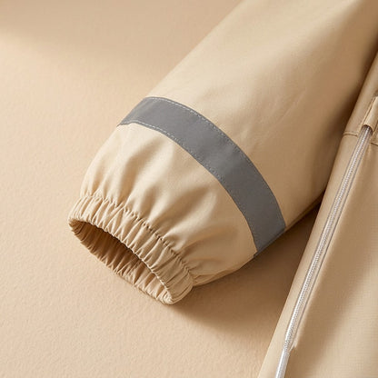 Trailcloud™ Children’s Pongee Hiking Rain Poncho, material and detail close-up