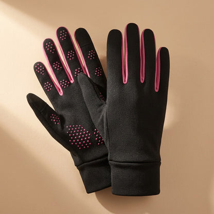 Palmtouch™ Touch Screen Fingerless Winter Gloves, material and detail close-up