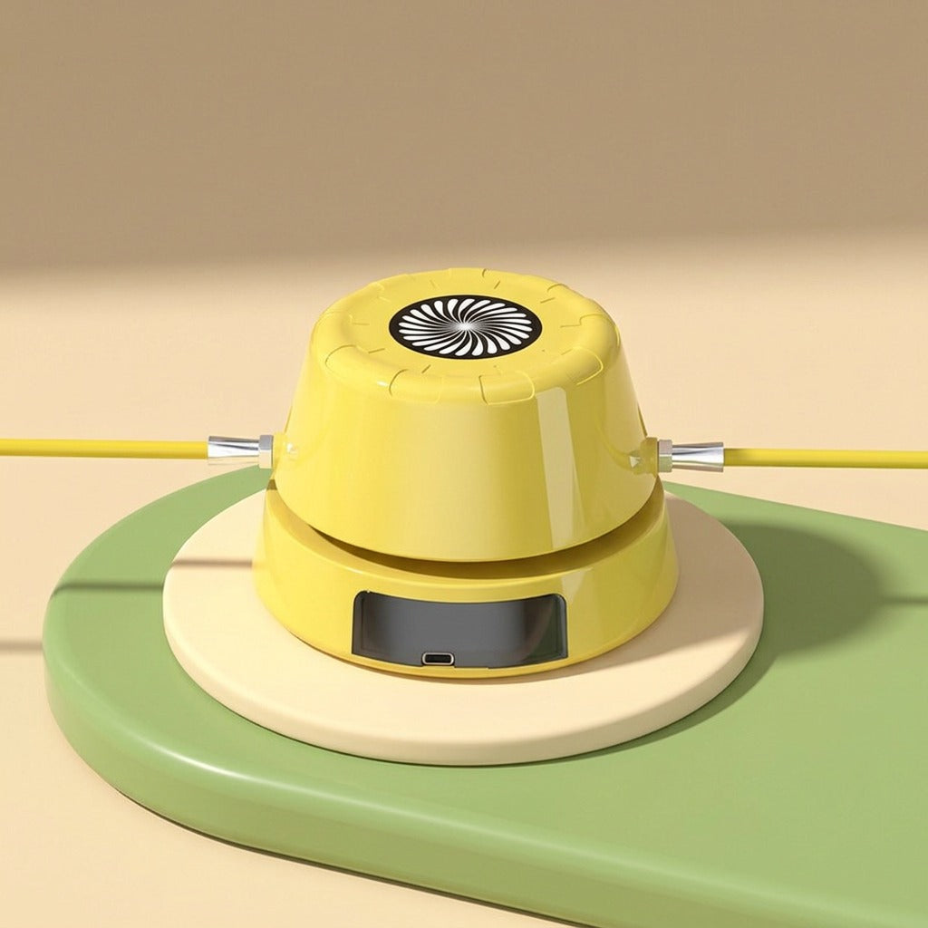 Jumpcount™ Electronic Counting Jump Rope Machine, material and detail close-up