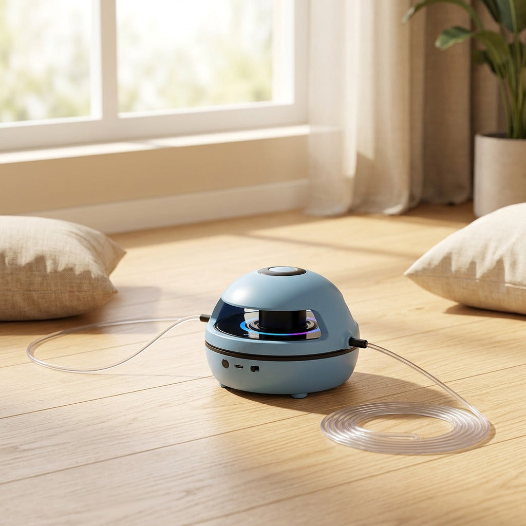 Jumpcount™ Electronic Counting Jump Rope Machine in a calm home setting