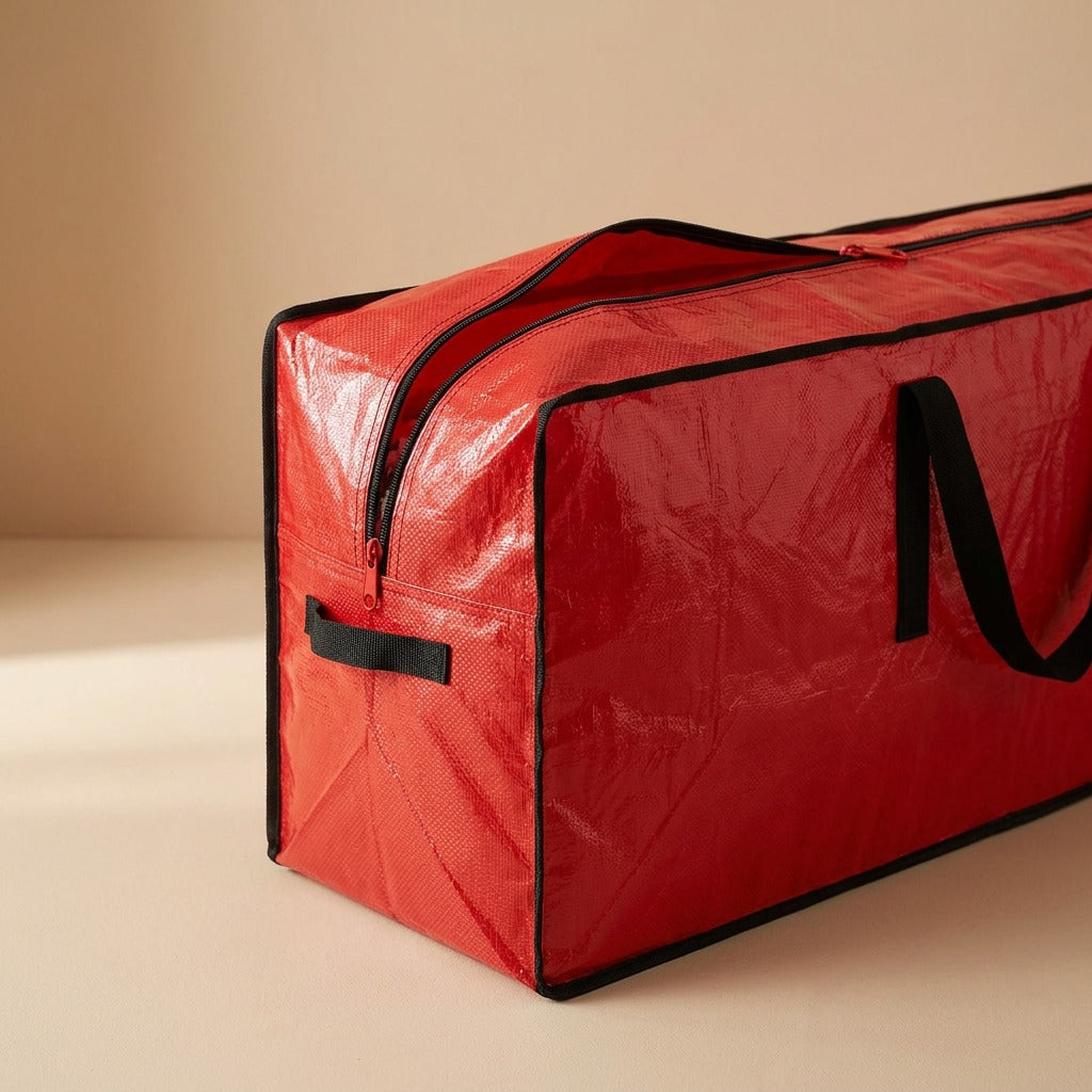 Pinepack™ Polyethylene Christmas Tree Storage Bag, material and detail close-up