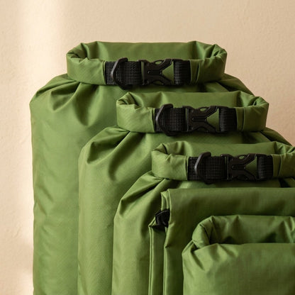 Rainroll™ Six-Size Waterproof Dry Bag Set, material and detail close-up