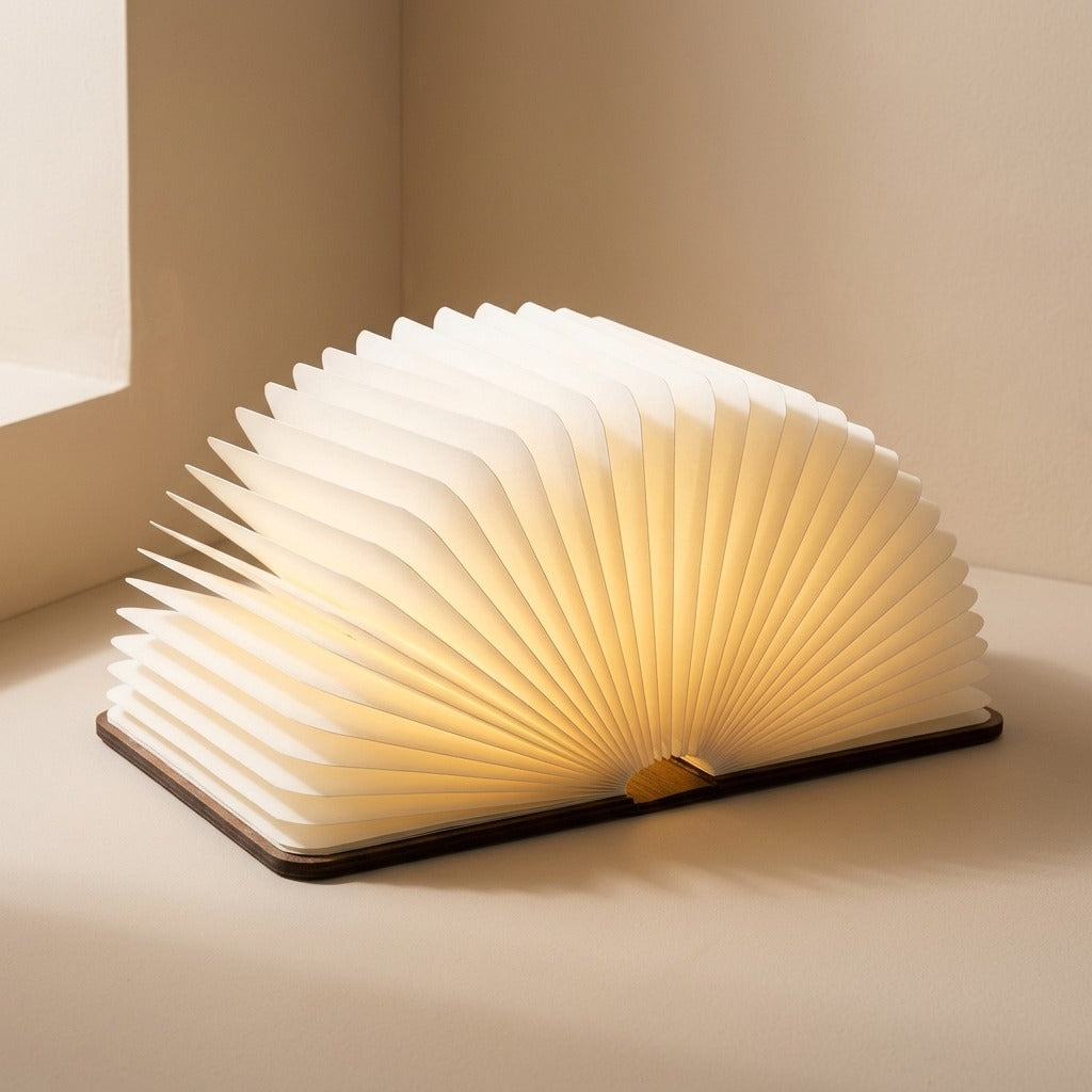 Pageglint™ Folding Book Light With Three-Color LED