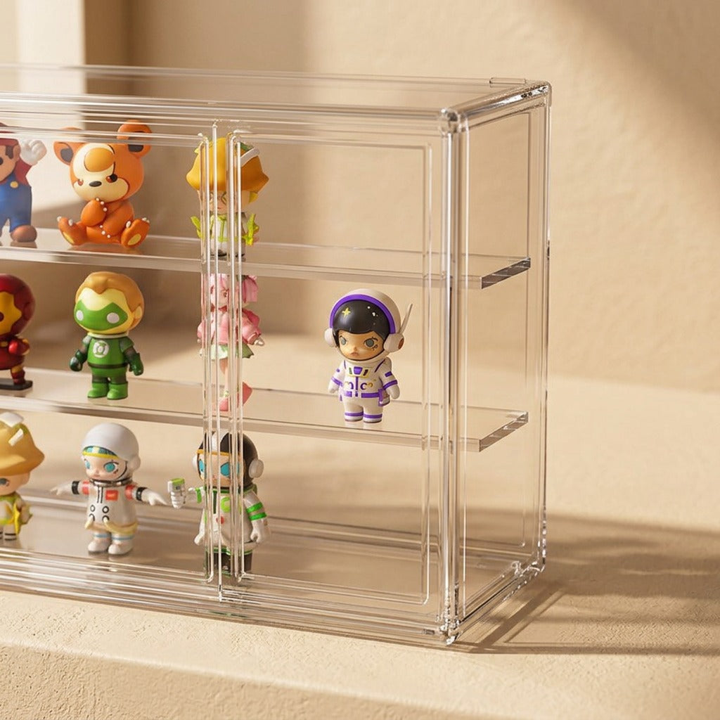 Toyvista™ PET Figure Display Box, material and detail close-up