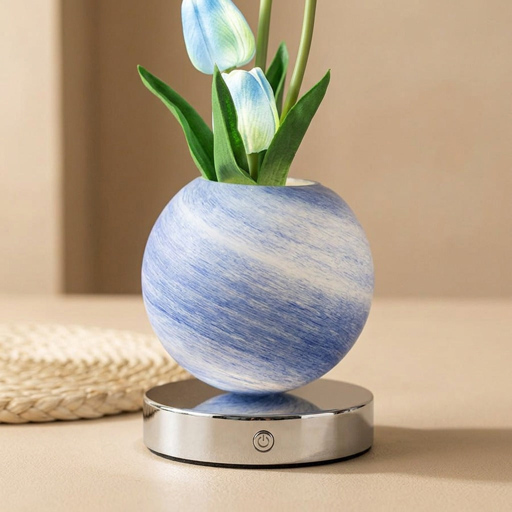 Tulipglow™ LED Tulip Flower Table Lamp, material and detail close-up